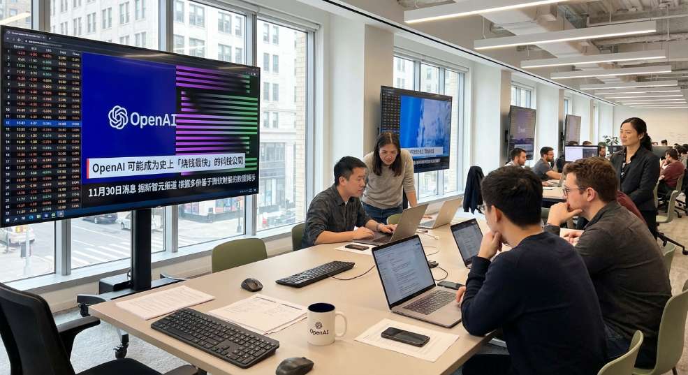 OpenAI 可能成为史上「烧钱最快」的科技公司第一张图