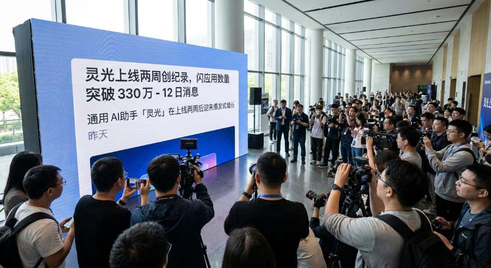 灵光上线两周创纪录,闪应用数量突破 330 万 灵光上线两周创纪录,闪应用数量突破 330 万第一张图