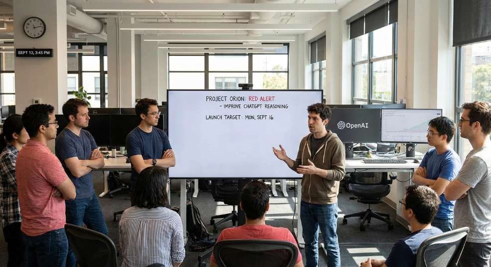 OpenAI 内部拉响“红色警报”:奥尔特曼亲自下令改进 ChatGPT,计划下周一发布新推理模型 OpenAI 内部拉响“红色警报”:奥尔特曼亲自下令改进 ChatGPT,计划下周一发布新推理模型第一张图