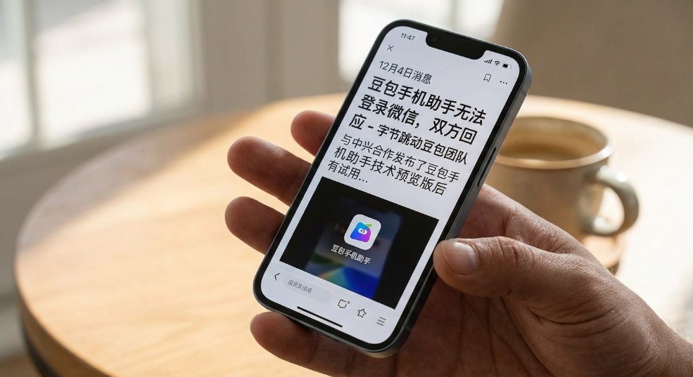 豆包手机助手无法登录微信,双方回应 豆包手机助手无法登录微信,双方回应第一张图