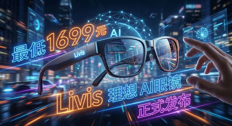 最低 1699 元，理想 AI眼镜 Livis 正式发布