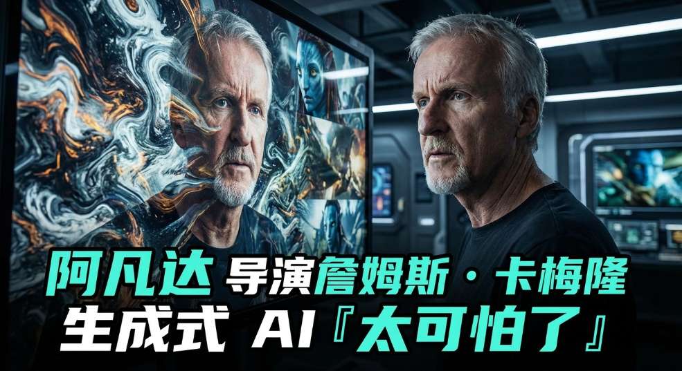 《阿凡达》导演詹姆斯・卡梅隆：生成式 AI「太可怕了」