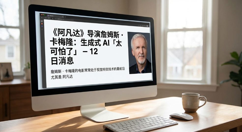 《阿凡达》导演詹姆斯・卡梅隆:生成式 AI「太可怕了」 《阿凡达》导演詹姆斯・卡梅隆:生成式 AI「太可怕了」第一张图
