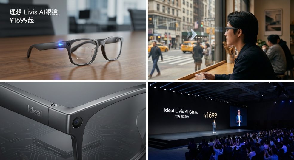 最低 1699 元，理想 AI眼镜 Livis 正式发布第二张图