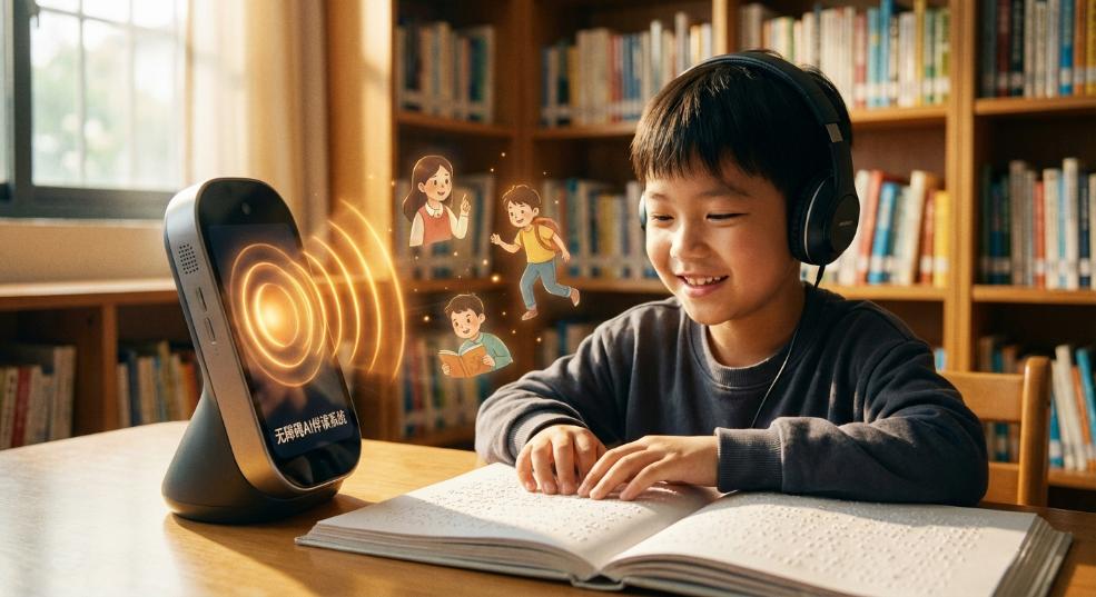 我国首个聚焦盲童阅读需求的无障碍 AI 伴读系统上线