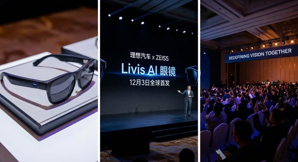 理想汽车携手蔡司,AI 眼镜 Livis 12月3日正式发布 理想汽车携手蔡司,AI 眼镜 Livis 12月3日正式发布第二张图
