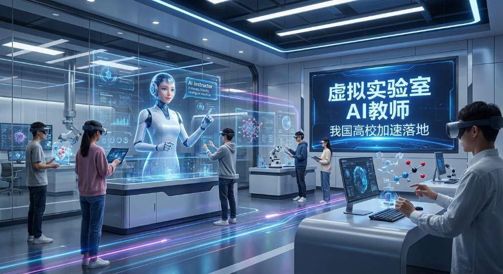 虚拟实验室、AI教师在我国部分高校加速落地