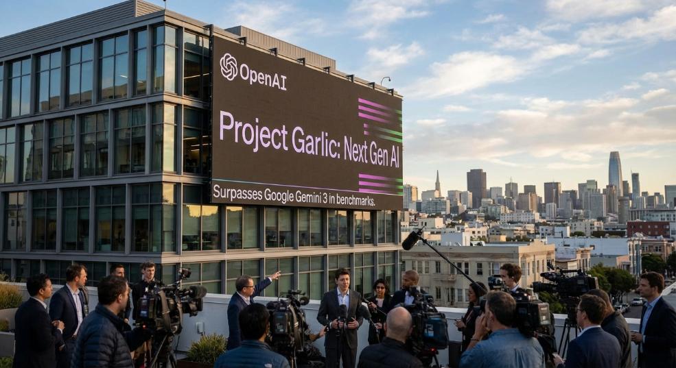 OpenAI 被曝正开发全新 AI大语言模型：代号“大蒜”，性能超越谷歌 Gemini 3第二张图