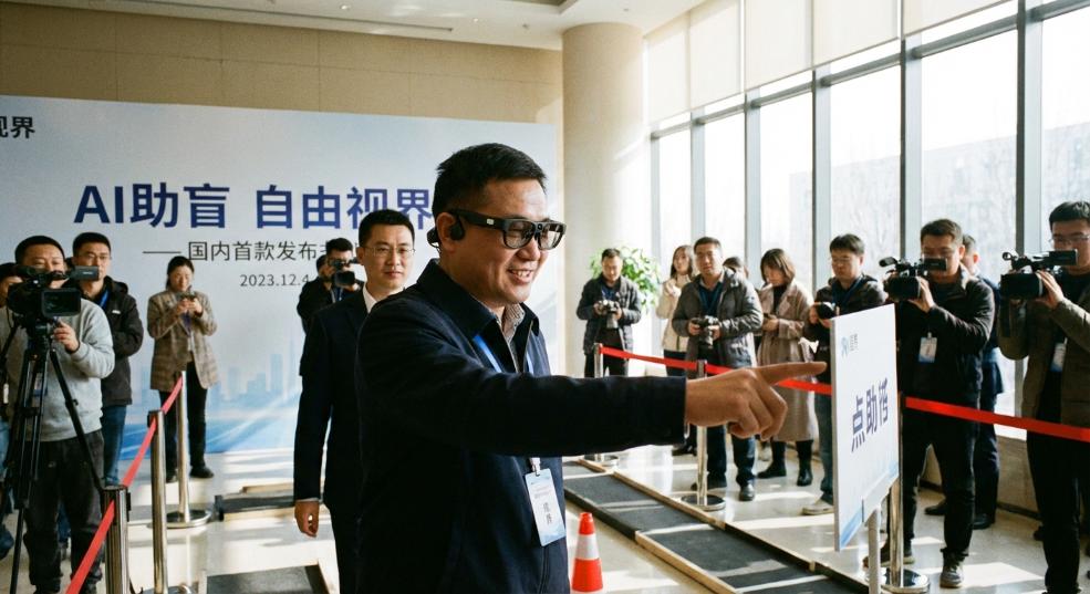 国内首款 AI 助盲眼镜登场,支持出行避障、找物读物 国内首款 AI 助盲眼镜登场,支持出行避障、找物读物第一张图