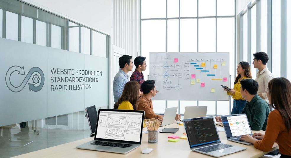 网站制作标准化流程实现快速迭代
