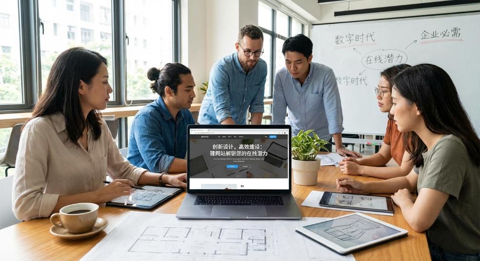 创新设计，高效建设：建网站解锁您的在线潜力第一张图