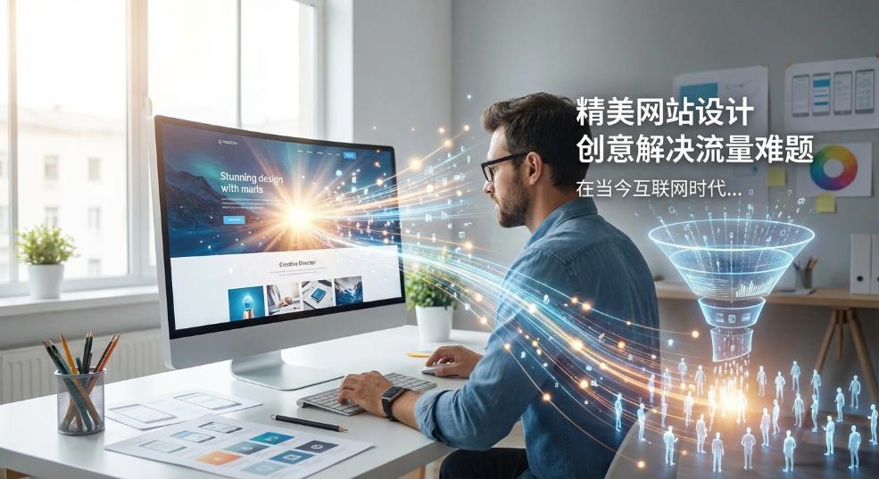 精美网站设计创意解决流量难题