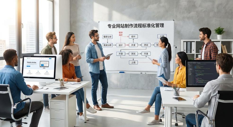 专业网站制作流程标准化管理助力项目全链