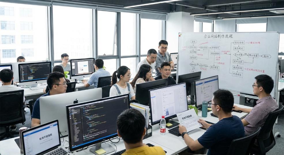 企业网站制作流程全解析实现标准开发第一张图