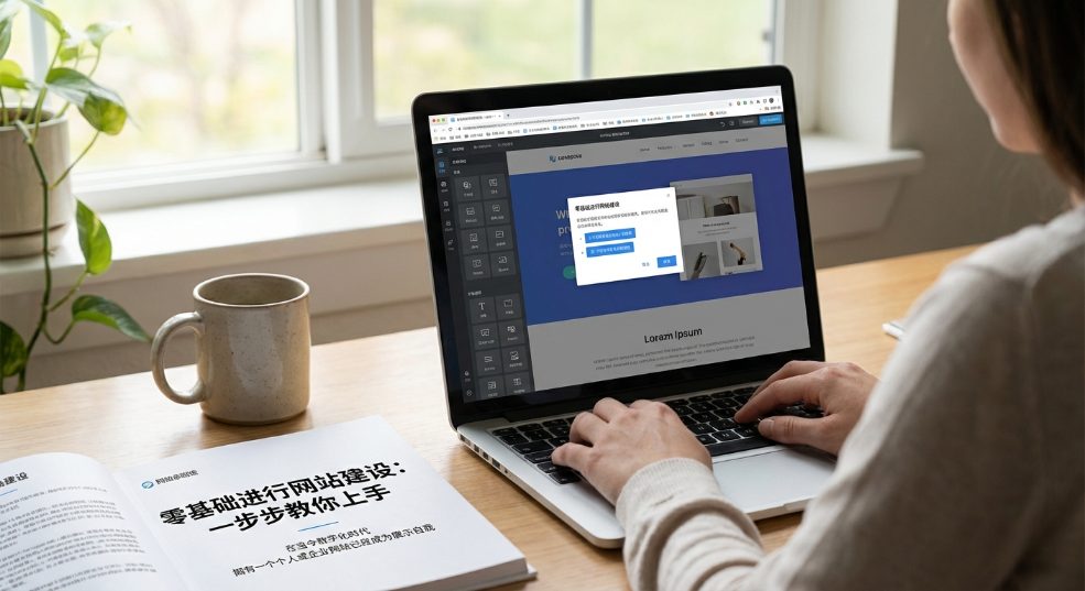 零基础进行网站建设：一步步教你上手第一张图