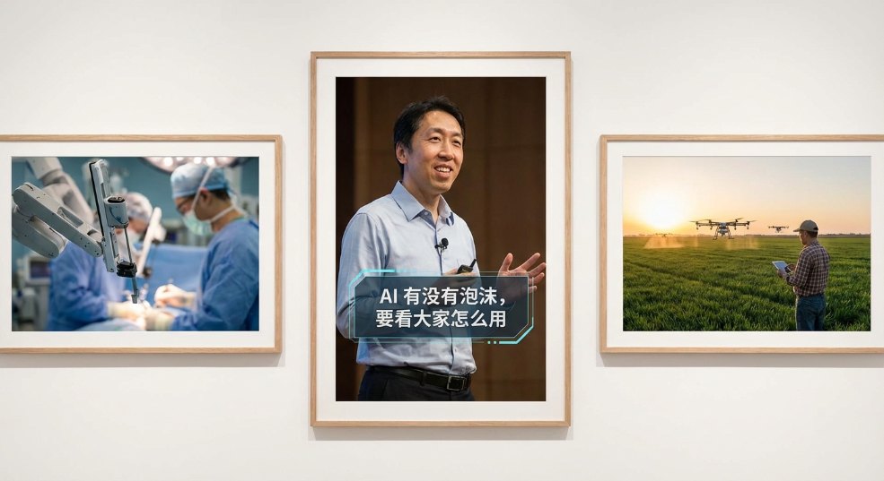 吴恩达:AI 有没有泡沫,要看大家怎么用 吴恩达:AI 有没有泡沫,要看大家怎么用第二张图