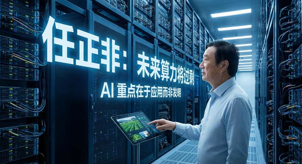 任正非：未来算力将过剩，AI 重点在于应用而非发明