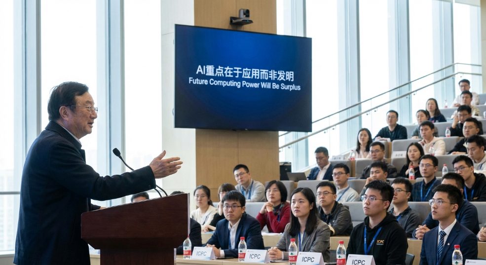 任正非：未来算力将过剩，AI 重点在于应用而非发明第二张图
