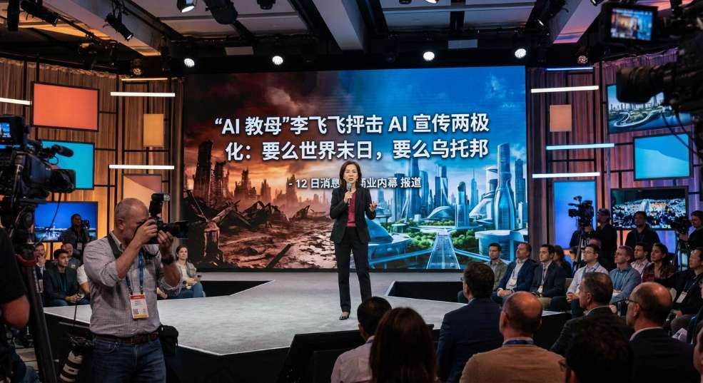 “AI 教母”李飞飞抨击 AI 宣传两极化：要么世界末日，要么乌托邦第二张图