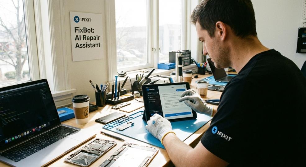 维修界 ChatGPT 来了：iFixit 上线 AI 助手 FixBot，诊断 + 指导一站式解决第一张图