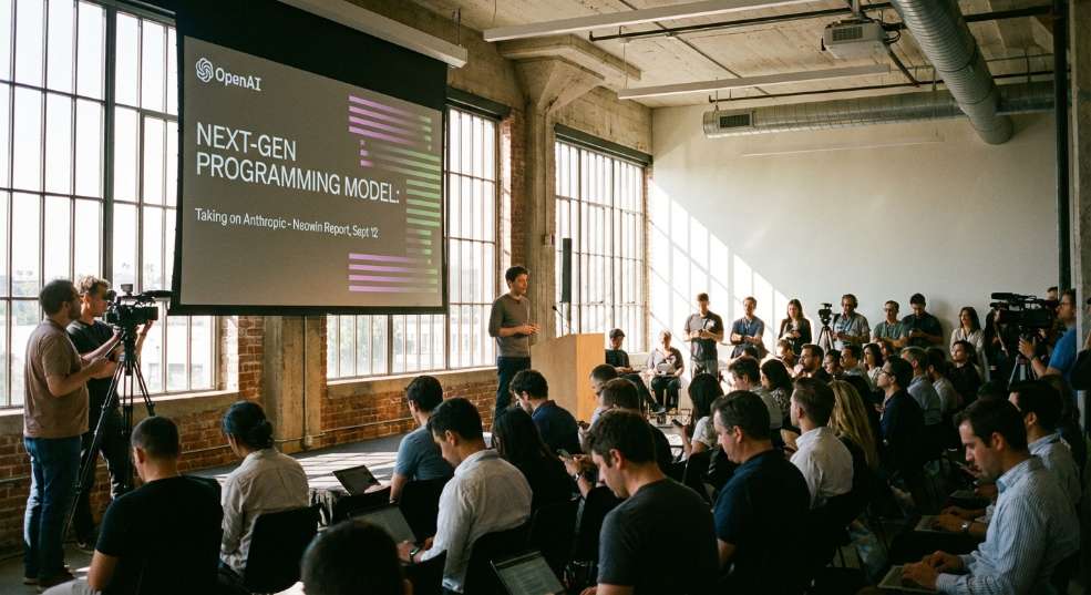 OpenAI 最强编程模型登场，直接对标 Anthropic第一张图