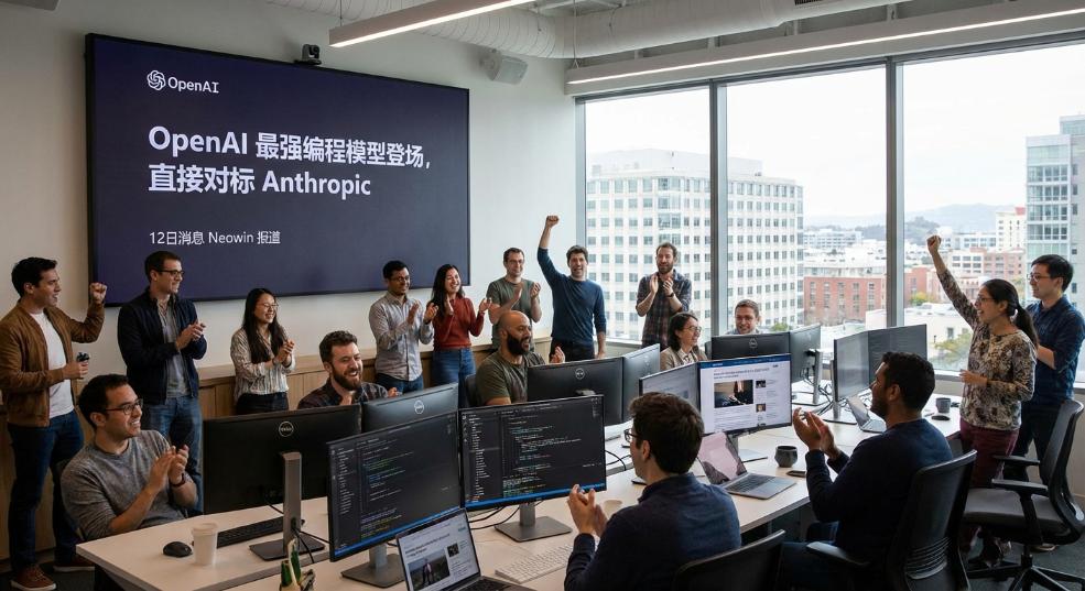 OpenAI 最强编程模型登场，直接对标 Anthropic第二张图