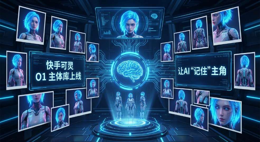 快手可灵 O1 主体库上线：只要有多角度参考图就能让 AI“记住”主角