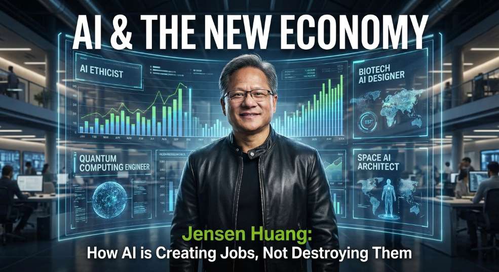 黄仁勋：AI 不会摧毁就业，反而创造新产业