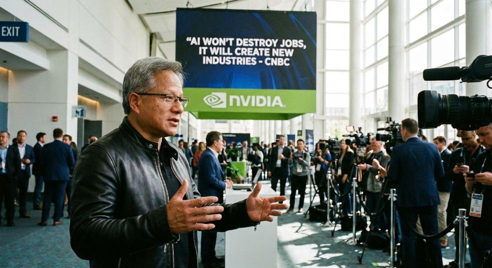 黄仁勋:AI 不会摧毁就业,反而创造新产业 黄仁勋:AI 不会摧毁就业,反而创造新产业第一张图