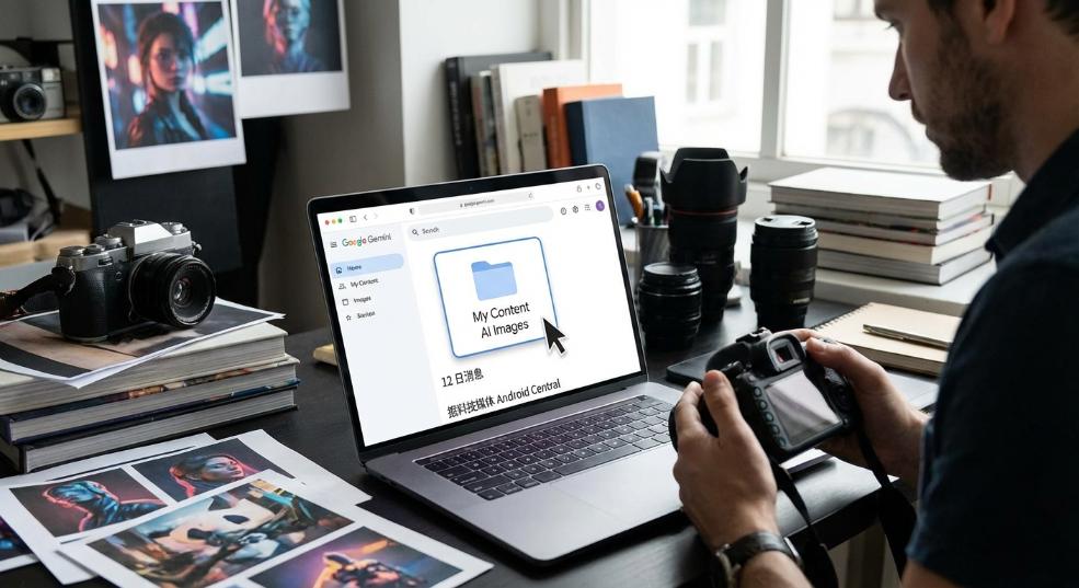 谷歌 Gemini 网页版更新“我的内容”文件夹，可一键访问生成的 AI 图像第二张图