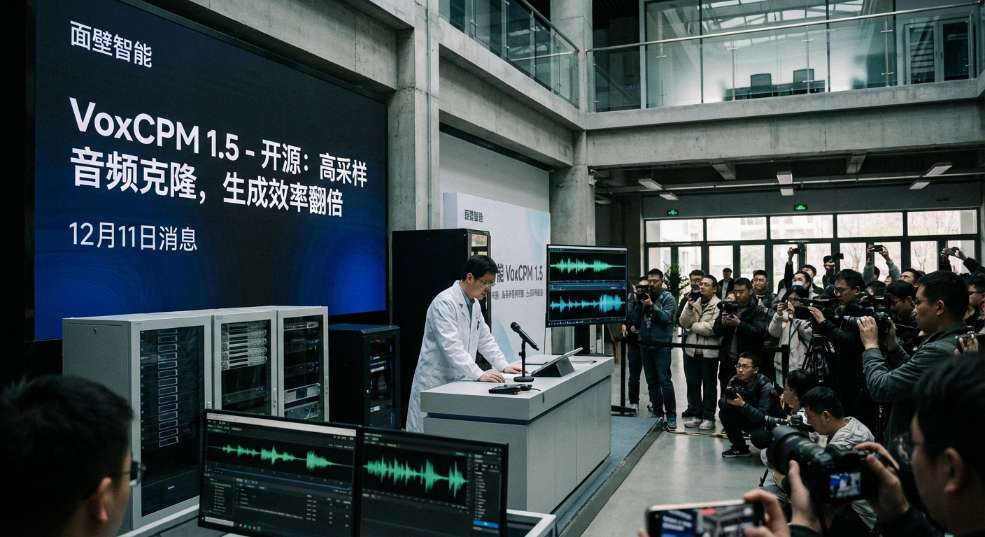 面壁智能 VoxCPM 1.5 语音生成 AI 模型开源：高采样音频克隆，生成效率翻倍第二张图