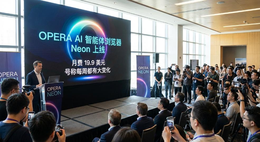 Opera“AI 智能体浏览器”Neon 上线：月费 19.9 美元，号称每周都有大变化第一张图