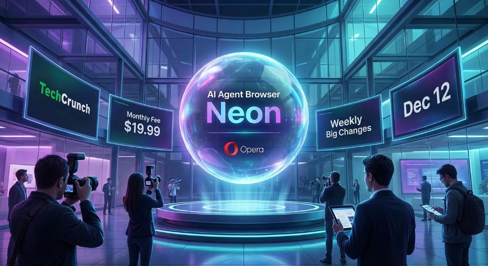 Opera“AI 智能体浏览器”Neon 上线：月费 19.9 美元，号称每周都有大变化第二张图