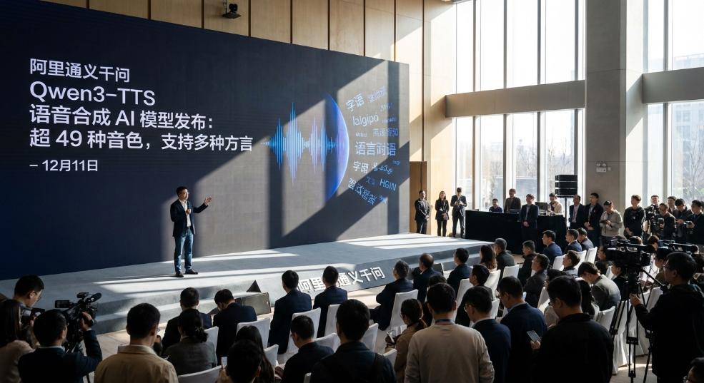 阿里通义千问 Qwen3-TTS 语音合成 AI 模型发布：超 49 种音色，支持多种方言第一张图