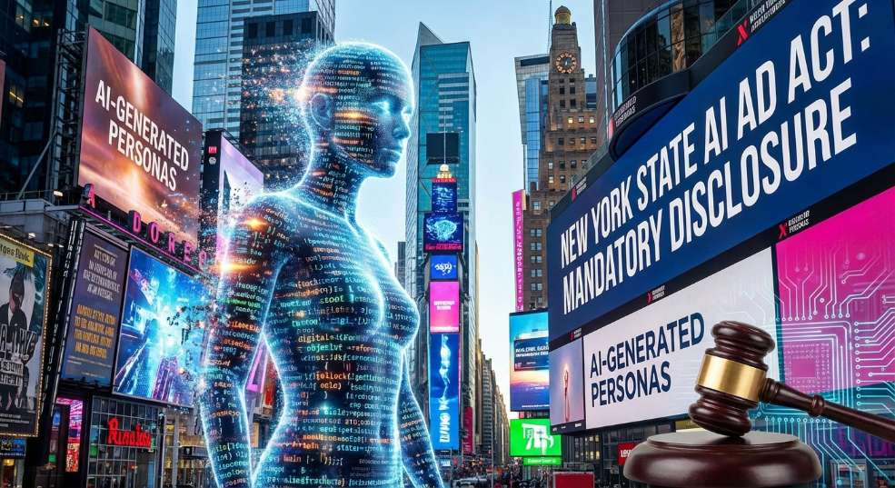 纽约州推出美国首批人工智能法案，要求广告商披露 AI 生成人物片段