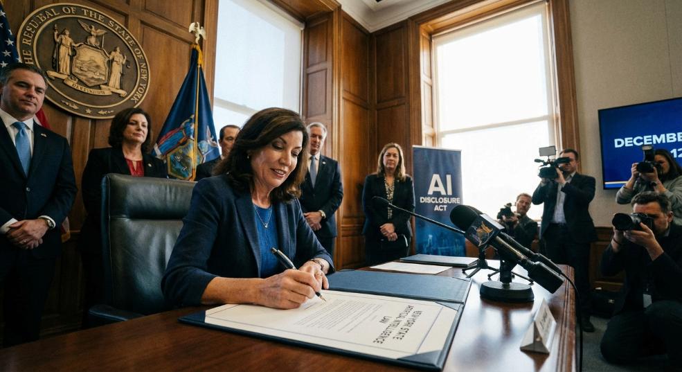 纽约州推出美国首批人工智能法案，要求广告商披露 AI 生成人物片段第一张图