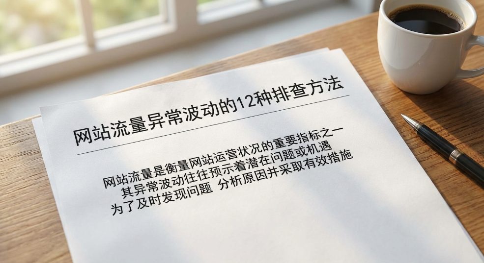 网站流量异常波动的12种排查方法第一张图