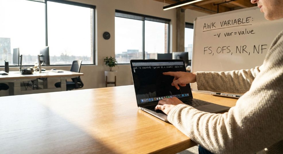 awk 变量第一张图