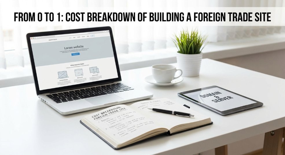 从0到1搭建外贸站的成本明细