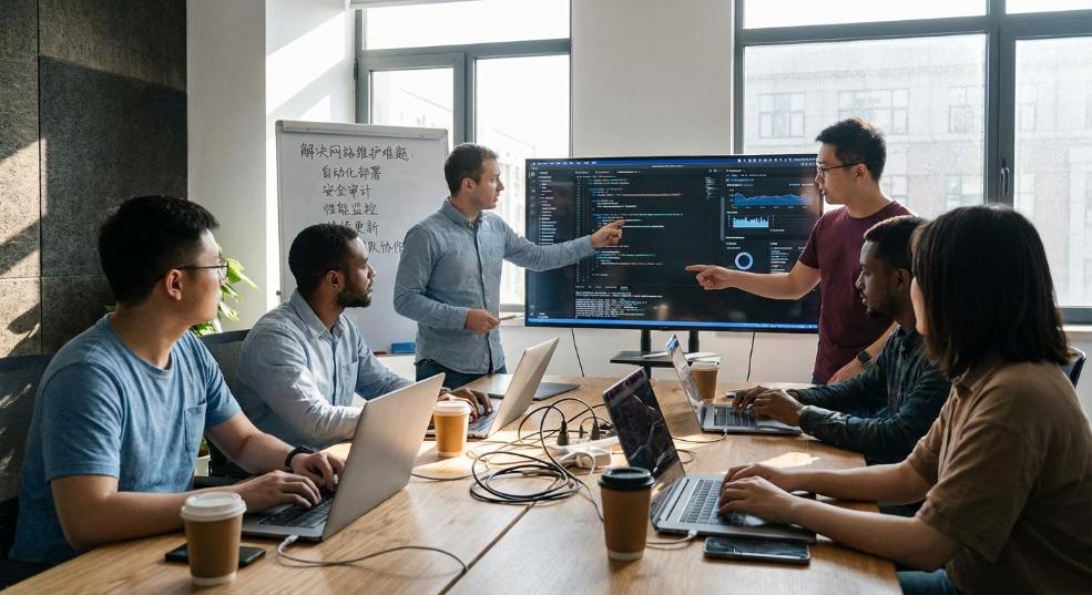 如何解决网站维护难题？第一张图