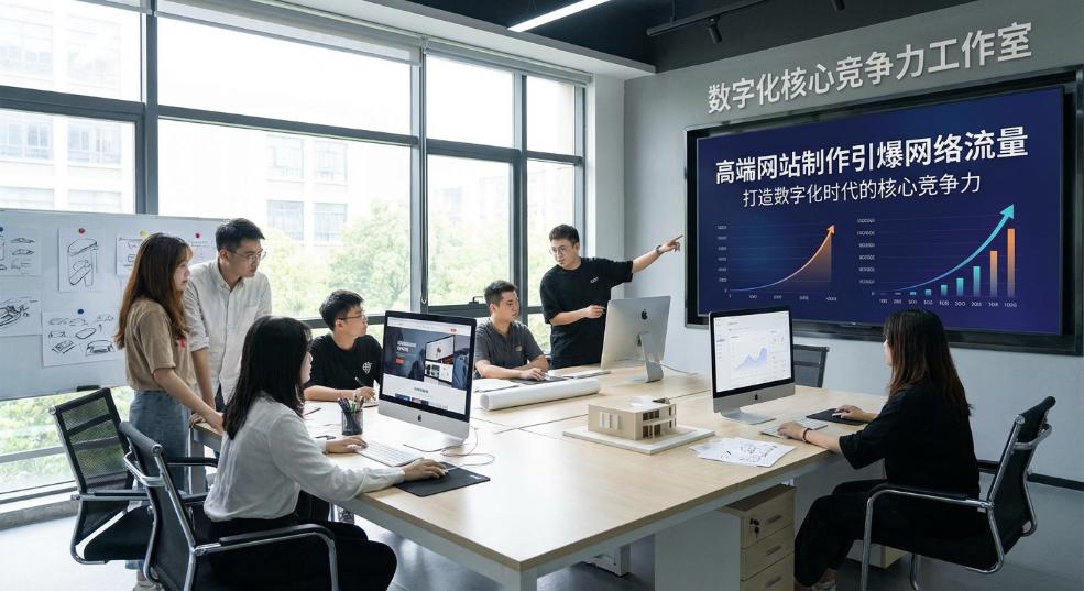 高端网站制作引爆网络流量第一张图