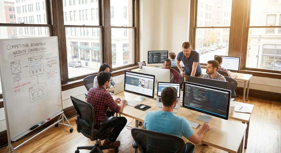 网站建设竞争优势第一张图