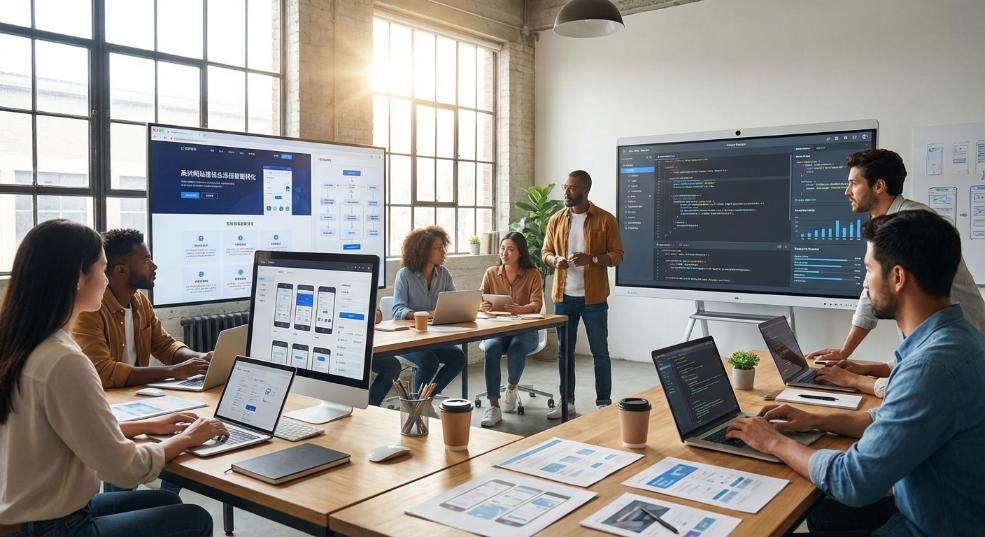 高效网站建设全流程智能转化第一张图