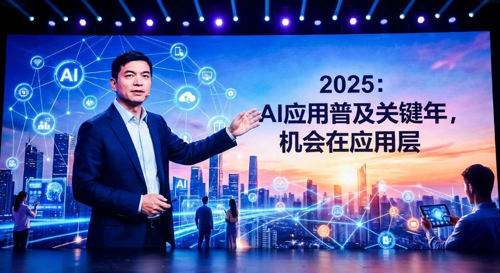 李彦宏：2025 年是 AI 应用普及关键年，机会在应用层