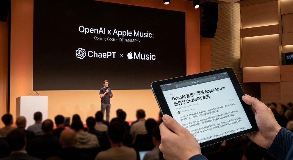 OpenAI 宣布：苹果 Apple Music 即将与 ChatGPT 集成第二张图