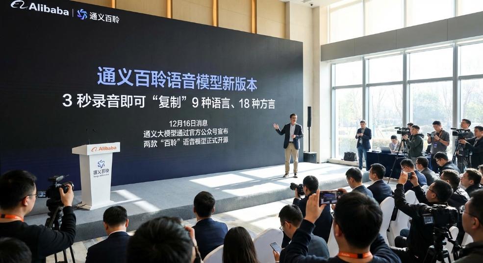 阿里通义百聆推出语音模型新版本：3 秒录音即可“复制”9 种语言、18 种方言第一张图