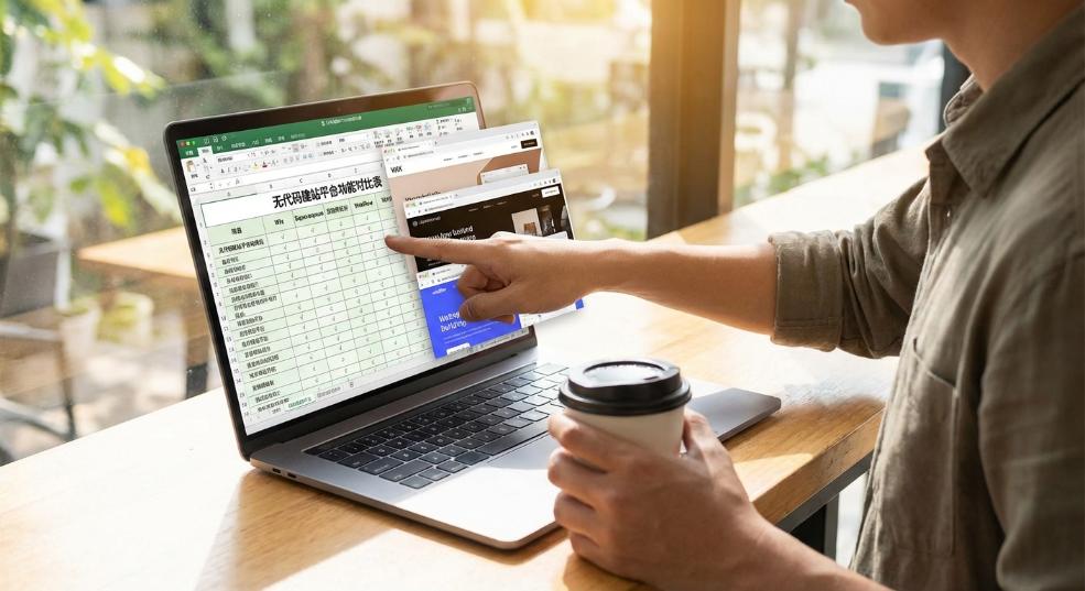 无代码建站平台功能对比与选择建议第一张图
