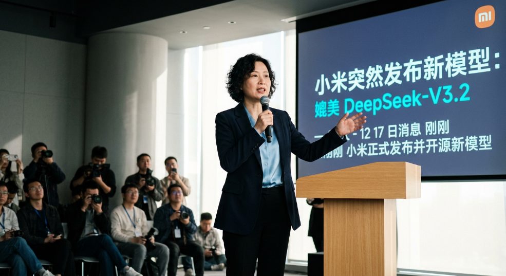 小米突然发布新模型：媲美 DeepSeek-V3.2第一张图