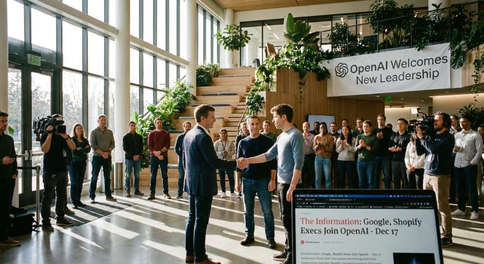Google、Shopify 前高管加盟 OpenAI第一张图