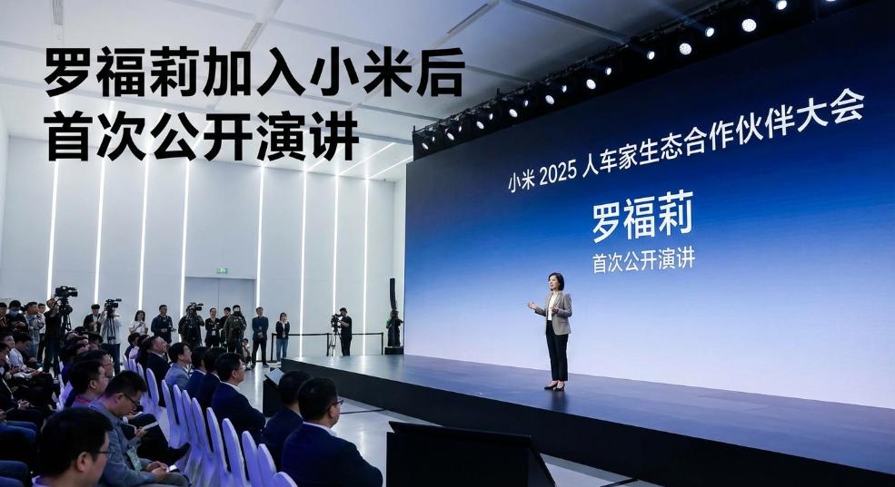 罗福莉加入小米后，首次公开演讲